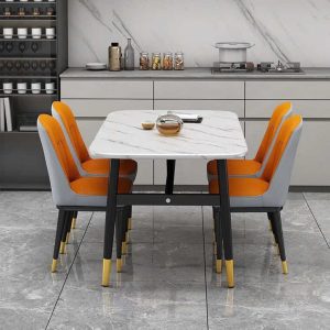 Bộ Bàn Ăn 4 Ghế Giả đá cẩm thạch - Ảnh 6