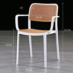 Ghế cafe nhựa Holly giả mây GCP 3035 - Ảnh 3