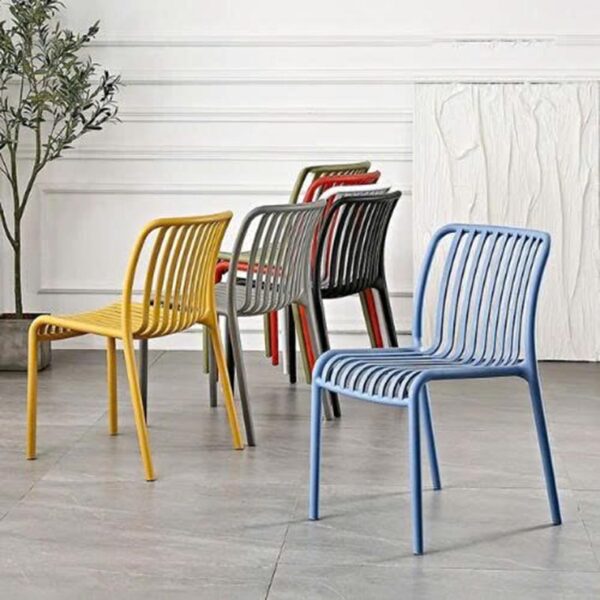 Ghế Nhựa Đúc Nan Dọc Costa ko Tay