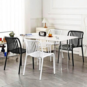 Ghế Nhựa Đúc Nan Dọc Costa ko Tay - Ảnh 5