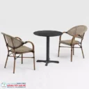 Bộ bàn ghế sân vườn thương mại Thanh Thiên — khung nhôm đúc, mặt ghế Textilene, tiêu chuẩn vận hành 3.000 giờ/năm cho quán cafe nhà hàng