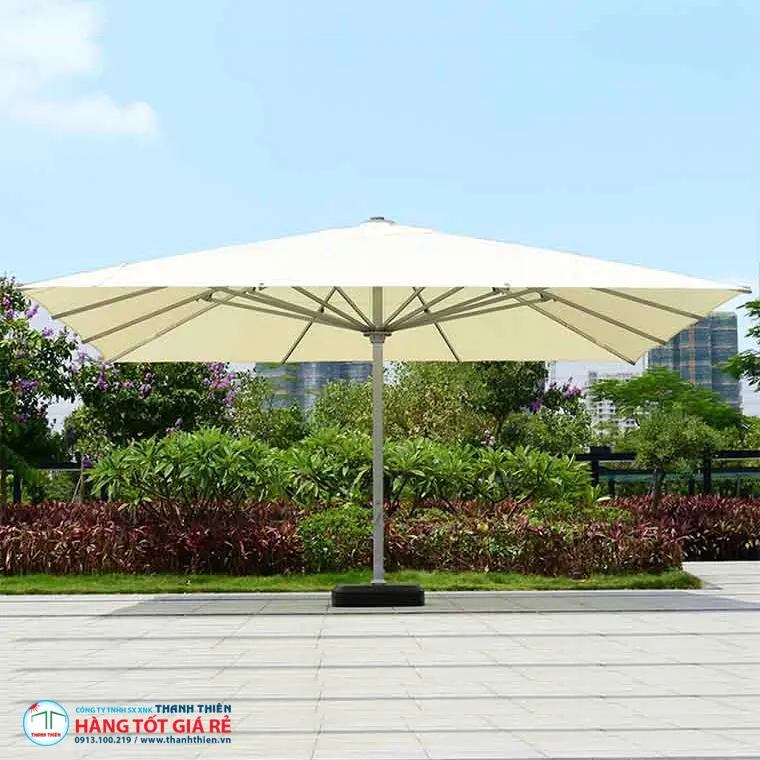 Home Megamarket 55 Ô dù sự kiện ngoài trời khung nhôm chịu lực đế nặng di động — không cần khoan sàn