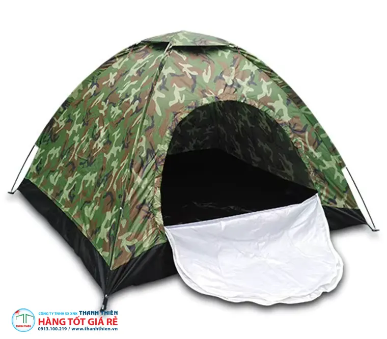 Lều bạt quân đội mái vòm chịu gió cấp 7–8 Lều bạt quân đội mái vòm không cột trung tâm — chịu gió cấp 7–8 (56–74 km/h Beaufort), phù hợp ven biển