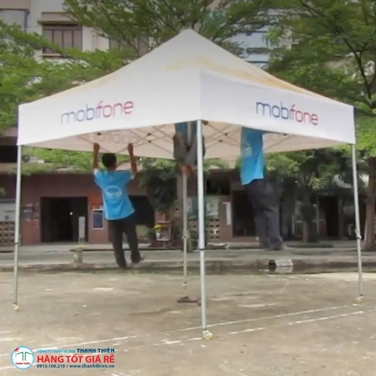 Lều xếp di động — thử nghiệm tải trọng thực tế trên khung Lều xếp di động — thử nghiệm tải trọng thực tế trên khung thép sơn tĩnh điện ống 40×40mm