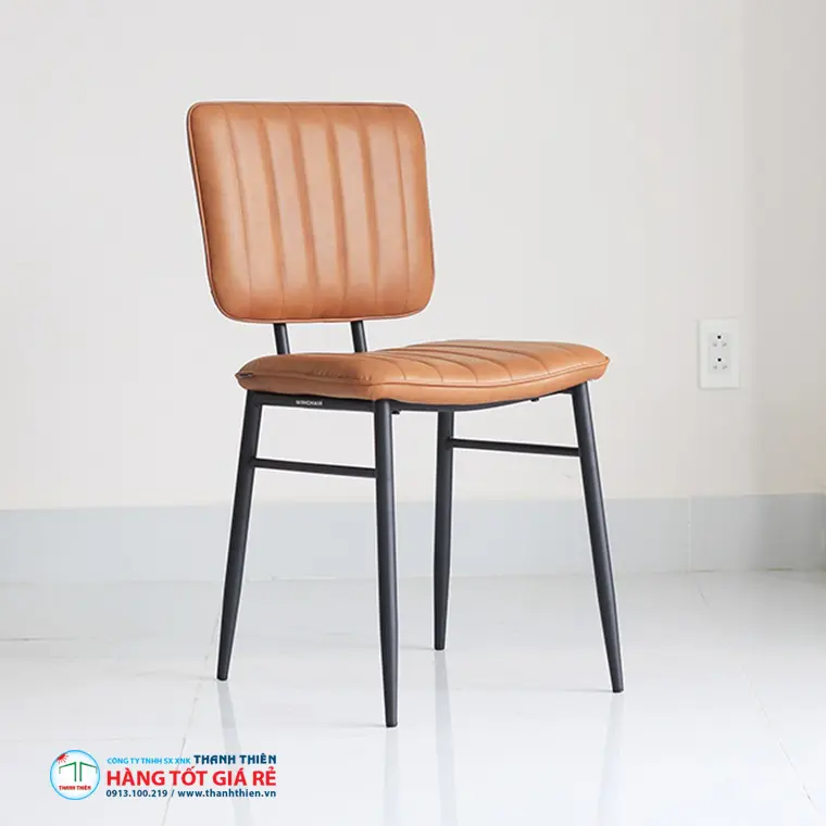 Ghế nhà hàng casual đệm mút D25 bọc da PU Ghế nhà hàng casual đệm mút D25 bọc da PU — giá 600.000–1.500.000đ/cái
