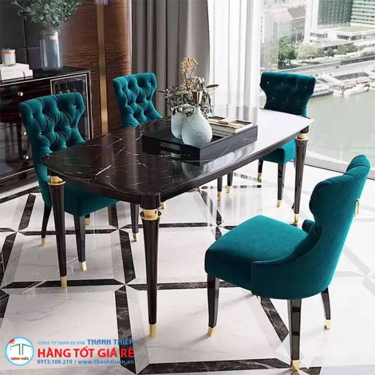 Ghế nhà hàng fine dining tay vịn bọc nhung Ghế nhà hàng fine dining tay vịn đệm mút D35–D40 — giá 1.500.000–3.000.000đ/cái